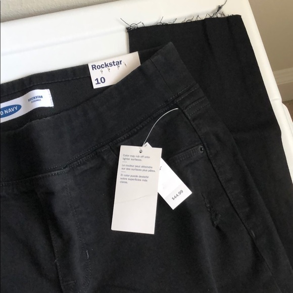 🆕 ROCKSTAR Destructed Raw Edge Jegging OLD NAVY - Picture 12 of 16